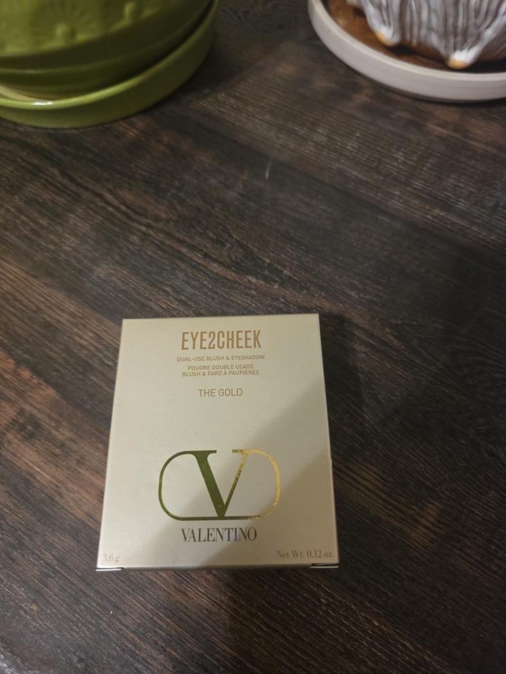 Valentino Eye2Cheek Blush Eyeshadow 04 Sweet Rebel 3.6g Luxury Makeup NEW